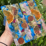 Blue Large Whimsical Steampunk Bookmarks🔴(1-2 week delivery time)