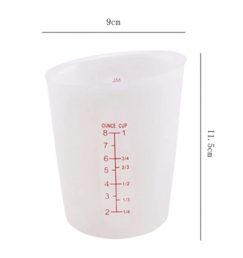 Silicone Measuring Cup 250ML – Annies Art Studio