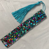 Teal Pink Gold Leaf Bookmarks🔴(4-6 week delivery time)