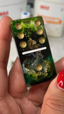 Mystical Green Forest Alcohol Ink Dominos 🔴(4-6 week delivery time)