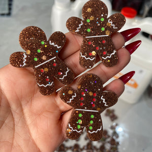Gingerbread Cookie  Glitter Dominos 🔴(4-6 week delivery time)