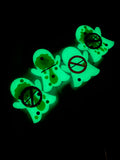 No Slime Ghost Glow In The Dark Dominos 🔴(4-6 week delivery time)