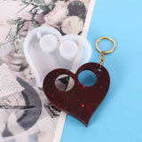 Large Heart Keychain Silicone Mold