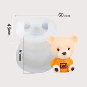 3D Bear Silicone Mold